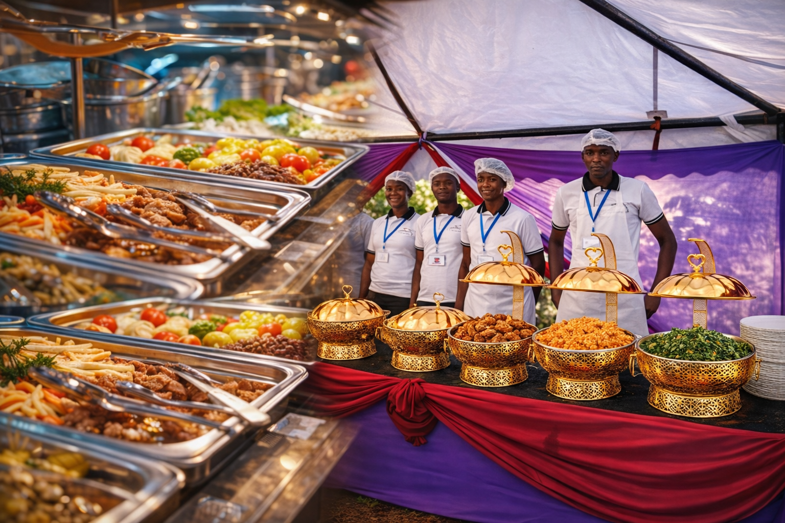 Chef preparing food